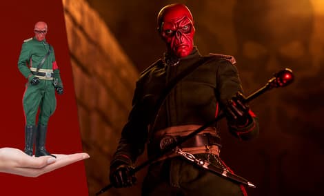 Gallery Feature Image of Red Skull Sixth Scale Figure - Click to open image gallery