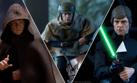 Gallery Feature Image of Luke Skywalker Deluxe Sixth Scale Figure - Click to open image gallery