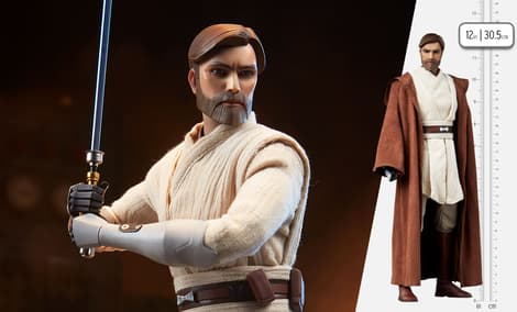 Gallery Feature Image of Obi-Wan Kenobi Sixth Scale Figure - Click to open image gallery