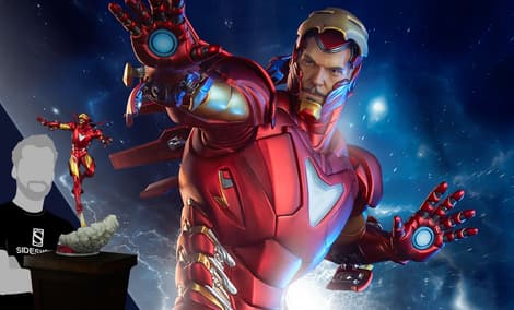 Gallery Feature Image of Iron Man Extremis Mark II Statue - Click to open image gallery