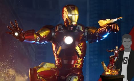 Gallery Feature Image of Iron Man Mark VII Maquette - Click to open image gallery
