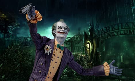 Gallery Feature Image of Joker Arkham Asylum Premium Format™ Figure - Click to open image gallery