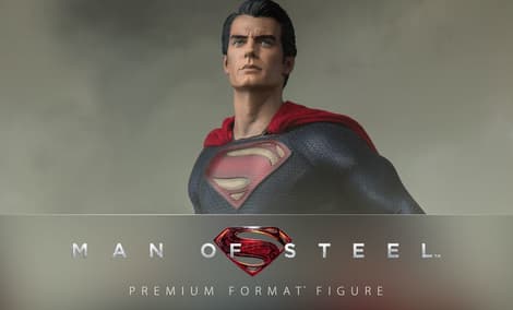 Gallery Feature Image of Man of Steel: Superman Premium Format™ Figure - Click to open image gallery