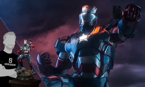 Gallery Feature Image of Iron Patriot Quarter Scale Maquette - Click to open image gallery