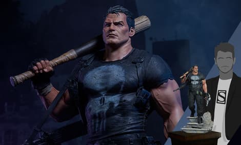 Gallery Feature Image of The Punisher Premium Format™ Figure - Click to open image gallery