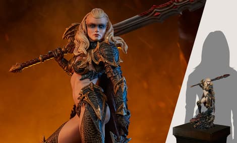 Gallery Feature Image of Dragon Slayer: Warrior Forged in Flame Statue - Click to open image gallery