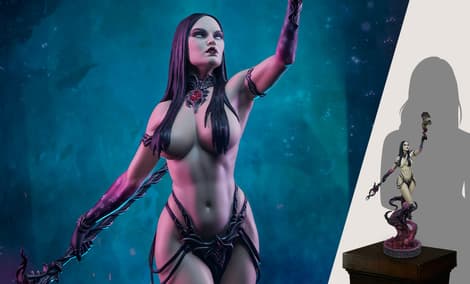 Gallery Feature Image of Dark Sorceress: Guardian of the Void Statue - Click to open image gallery
