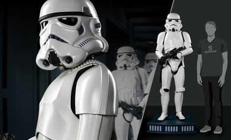 Gallery Feature Image of Stormtrooper Life-Size Figure - Click to open image gallery
