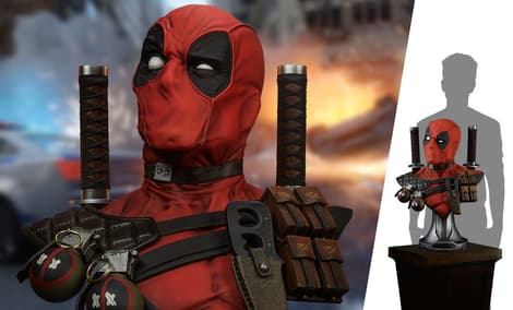 Gallery Feature Image of Deadpool Life-Size Bust - Click to open image gallery