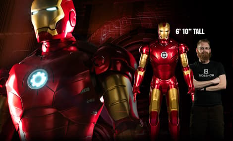 Gallery Feature Image of Iron Man Mark III Life-Size Figure - Click to open image gallery