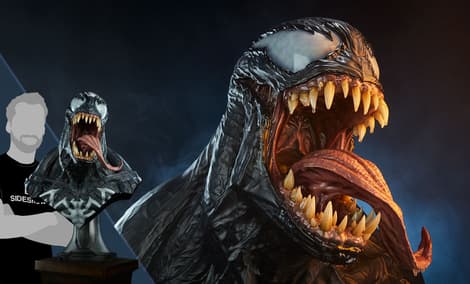 Gallery Feature Image of Venom Life-Size Bust - Click to open image gallery
