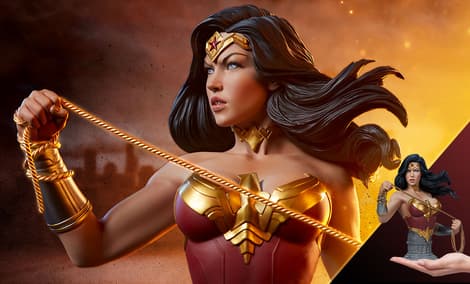 Gallery Feature Image of Wonder Woman Bust - Click to open image gallery