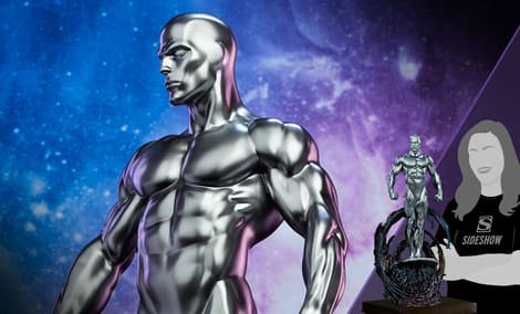 Gallery Feature Image of Silver Surfer Maquette - Click to open image gallery