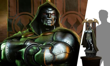 Gallery Feature Image of Doctor Doom Maquette - Click to open image gallery