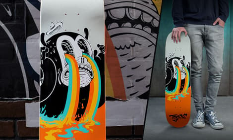 Gallery Feature Image of I See Colours Skateboard Deck - Click to open image gallery