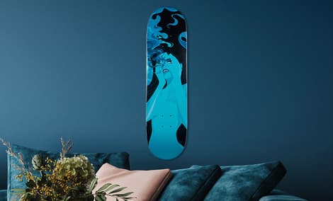 Gallery Feature Image of Nocturnal Skateboard Deck - Click to open image gallery