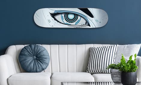 Gallery Feature Image of The Acumen Eye Skateboard Deck - Click to open image gallery