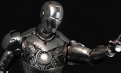 Gallery Feature Image of Iron Man Mark II - Armor Unleashed Version Sixth Scale Figure - Click to open image gallery