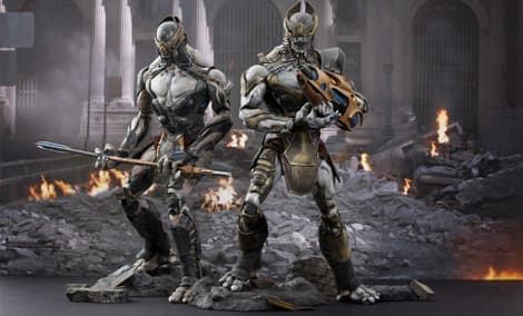 Gallery Feature Image of Chitauri Commander and Footsoldier Sixth Scale Figure - Click to open image gallery