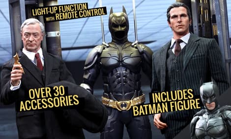 Gallery Feature Image of Batman Armory with Bruce Wayne and Alfred Sixth Scale Figure - Click to open image gallery