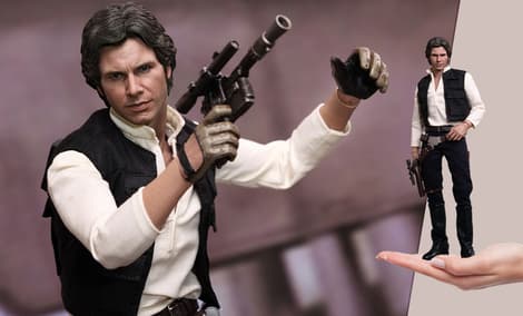 Gallery Feature Image of Han Solo Sixth Scale Figure - Click to open image gallery