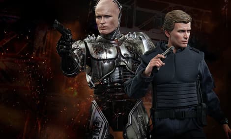 Gallery Feature Image of Robocop Battle Damaged Version & Alex Murphy Sixth Scale Figure - Click to open image gallery