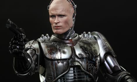 Gallery Feature Image of RoboCop Battle Damaged Version Sixth Scale Figure - Click to open image gallery