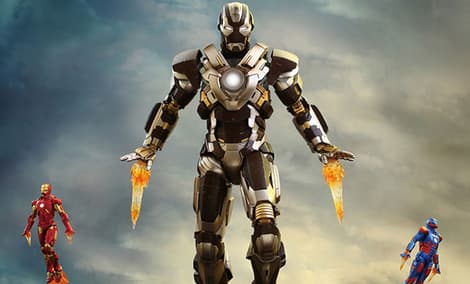 Gallery Feature Image of Iron Man Mark XXIV - Tank Sixth Scale Figure - Click to open image gallery