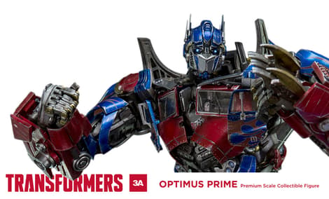 Gallery Feature Image of Transformers Optimus Prime Premium Scale Collectible Figure - Click to open image gallery
