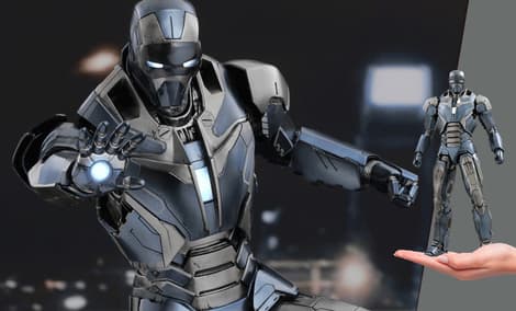 Gallery Feature Image of Iron Man Mark XL - Shotgun Sixth Scale Figure - Click to open image gallery