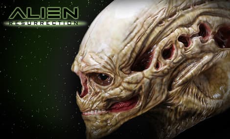 Gallery Feature Image of Alien Newborn Life-Size Head Prop Replica - Click to open image gallery