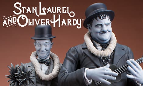 Gallery Feature Image of Stan Laurel Oliver Hardy Honolulu Baby Statue - Click to open image gallery