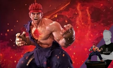 Gallery Feature Image of Evil Ryu Murderous Intent Statue - Click to open image gallery
