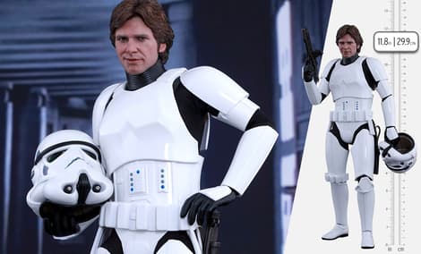 Gallery Feature Image of Han Solo Stormtrooper Disguise Version Sixth Scale Figure - Click to open image gallery