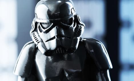 Gallery Feature Image of Stormtrooper Figurine Pewter Collectible - Click to open image gallery