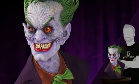 Gallery Feature Image of The Joker Standard Edition Bust - Click to open image gallery
