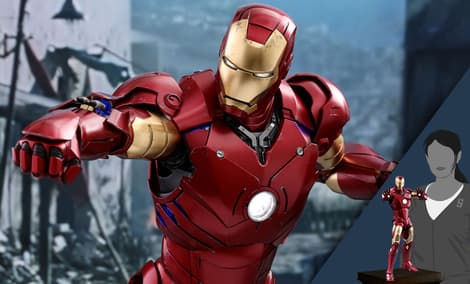 Gallery Feature Image of Iron Man Mark III Quarter Scale Figure - Click to open image gallery