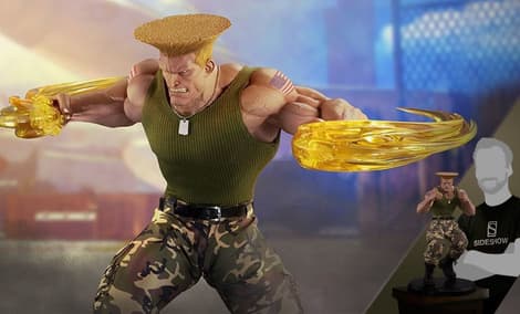 Gallery Feature Image of Guile Ultimate Statue - Click to open image gallery