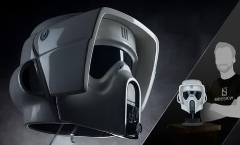 Gallery Feature Image of Scout Trooper Helmet Life-Size Helmet - Click to open image gallery