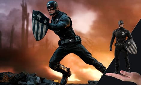 Gallery Feature Image of Captain America Concept Art Version Sixth Scale Figure - Click to open image gallery