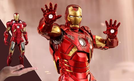 Gallery Feature Image of Iron Man Mark VII Sixth Scale Figure - Click to open image gallery