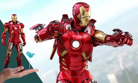 Gallery Feature Image of Iron Man Mark VII Special Edition Sixth Scale Figure - Click to open image gallery