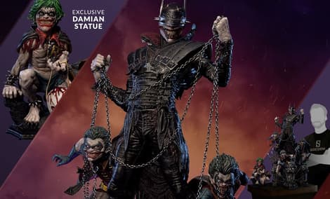 Gallery Feature Image of Batman Who Laughs Deluxe Version Statue - Click to open image gallery