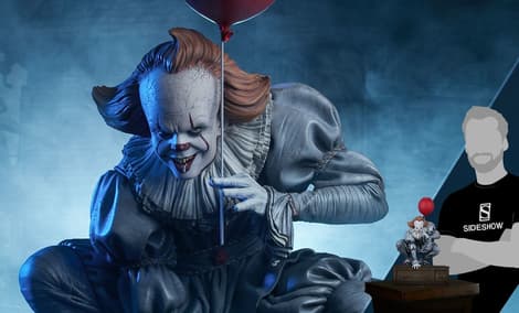 Gallery Feature Image of Pennywise Maquette - Click to open image gallery