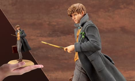 Gallery Feature Image of Newt Scamander Statue - Click to open image gallery