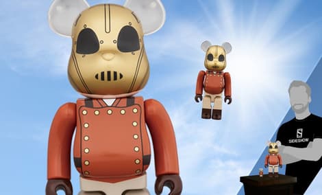Gallery Feature Image of Bearbrick The Rocketeer 100 and 400 Collectible Set - Click to open image gallery