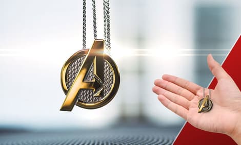 Gallery Feature Image of Avengers Necklace Jewelry - Click to open image gallery