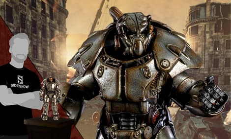 Gallery Feature Image of X-01 Power Armor Collectible Figure - Click to open image gallery