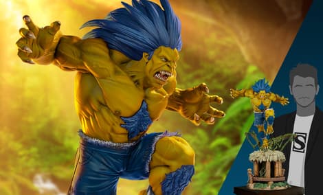 Gallery Feature Image of Blanka (Player 2 Version) Ultra Statue - Click to open image gallery