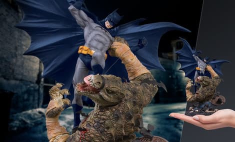 Gallery Feature Image of Batman VS Killer Croc Statue - Click to open image gallery